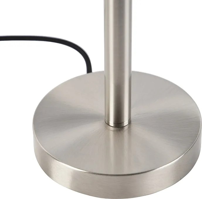 Moderná stolná lampa oceľ bez tienidla - Simplo