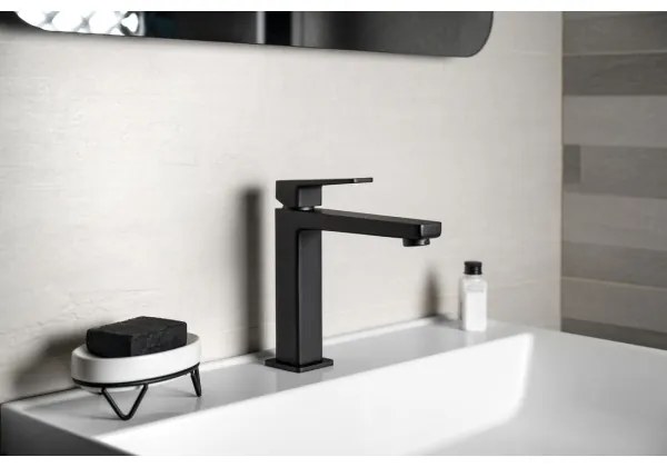 Sapho - Umývadlová batéria TURSI 19 cm matná čierna