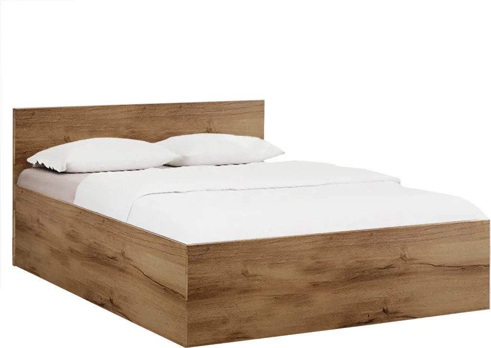 AKCIA Posteľ SOFIA 140 x 200 cm, dub artisan II. trieda
