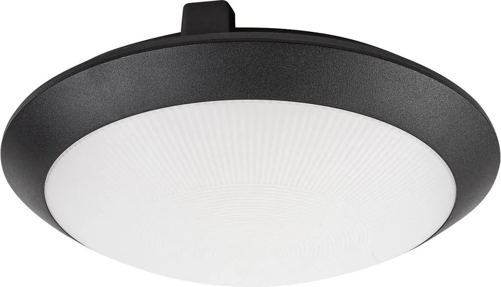 Rabalux 77235 - Vonkajšie stropné svietidlo so senzorom WELRO 1xE27/9W/230V IP65 pr.30 cm čierna