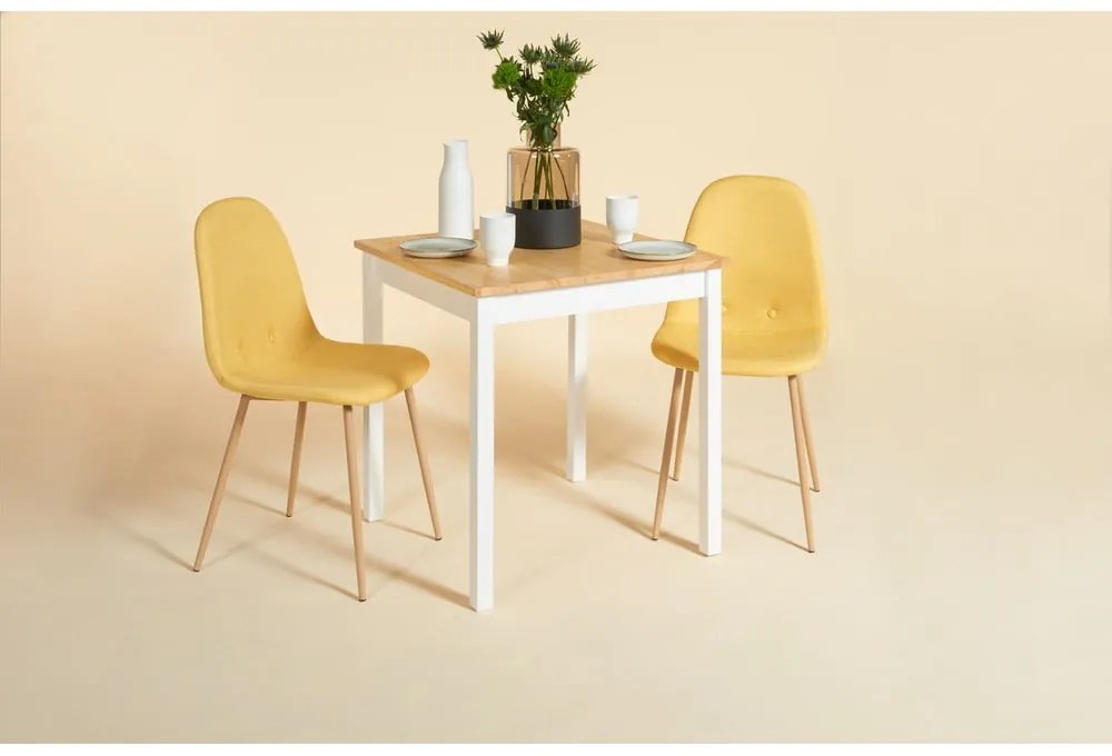 Súprava 2 žltých jedálenských stoličiek Bonami Essentials Lissy
