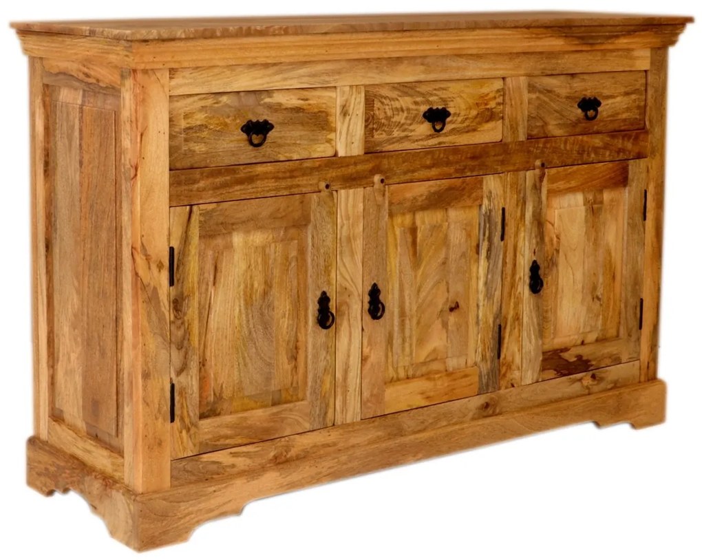 furniture-nabytek.cz - Komoda rustikální z masivu mango 160x90x45