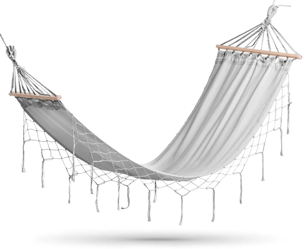 Hojdacia sieť PARADISO sivá