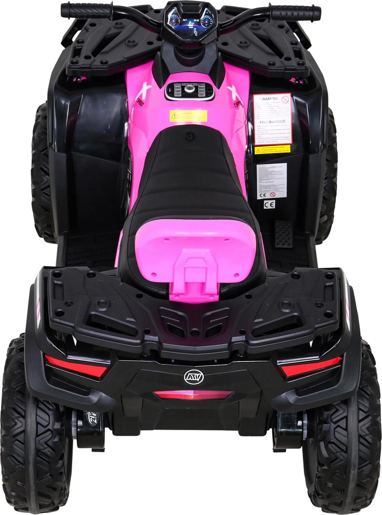 Ramiz Štvorkolka XT-Speed pre deti Ružová + 4x4 + EVA + Pomalý štart + MP3 rádio + LED
