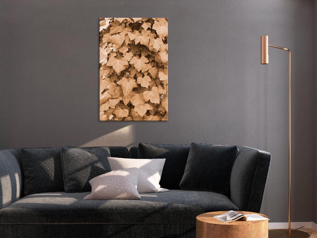 Artgeist Obraz - Autumn Ivy (1 Part) Vertical Veľkosť: 40x60, Verzia: Na talianskom plátne