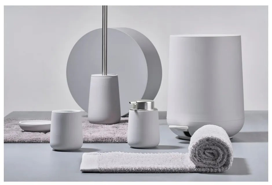 Svetlosivý porcelánový téglik na zubné kefky Nova – Zone