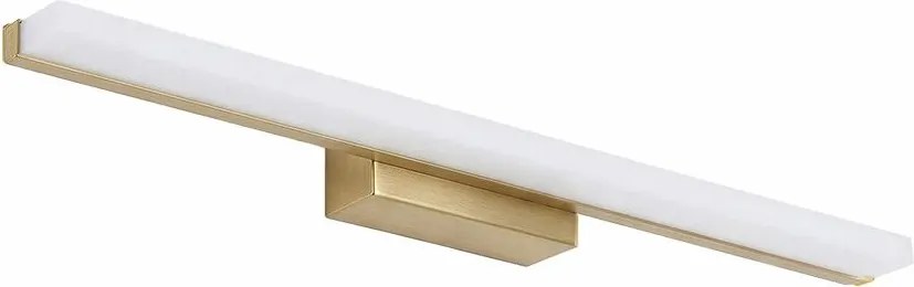 Toolight Toolight, LED nástenné svietidlo 60 cm, 9W, 500lm, 4000K, APP1852-1W, zlatá matná, OSW-66006