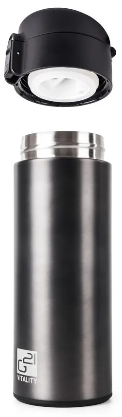 Termofľaša G21 na pitie, 350 ml, oceľovo šedá 60022407