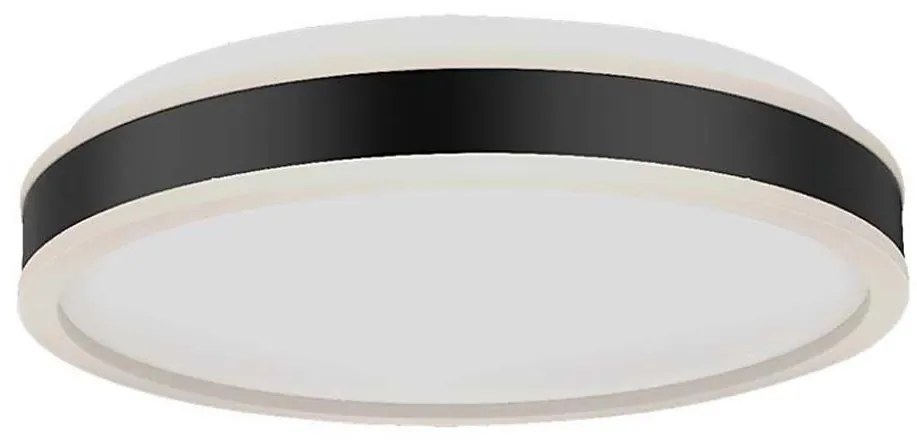 LED Stropné svietidlo LED/18W/230V 4000K pr. 35 cm čierna