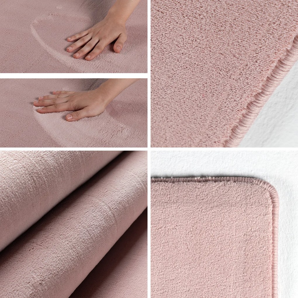 Ayyildiz, Koberec behúň Sky 5400 Rose, 80x250, ružová, obývacia izba
