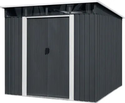 Záhradný domček Strend Pro 238x199x202 cm, plech, antracit