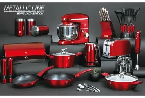 Berlinger Haus 10-dielna sada riadu Burgundy Metallic Line