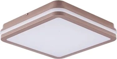 Brilagi-LED Vonkajšie svietidlo so snímačom BENE LED/24W/230V 26x26 cm hnedé IP54