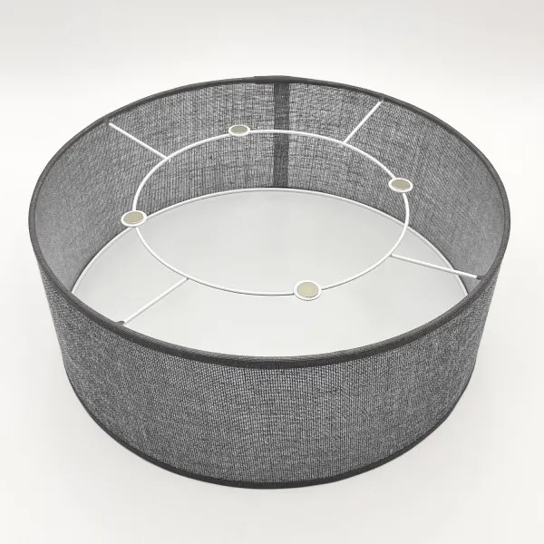 Stropné svietidlo SIRJA 1xE27/15W/230V pr. 35 cm sivé