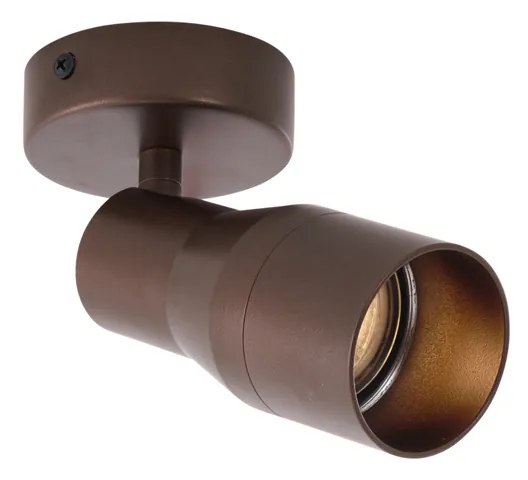 Moderné stropné bodové svetlo tmavá bronz GU10 50 mm okrúhle - Stanley