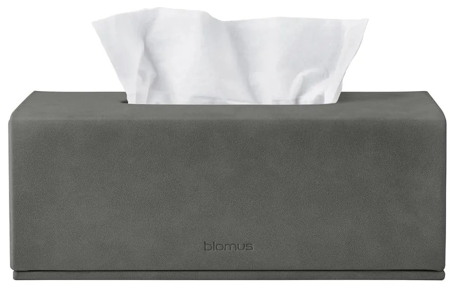 Box na vreckovky z umelej kože Sahla – Blomus