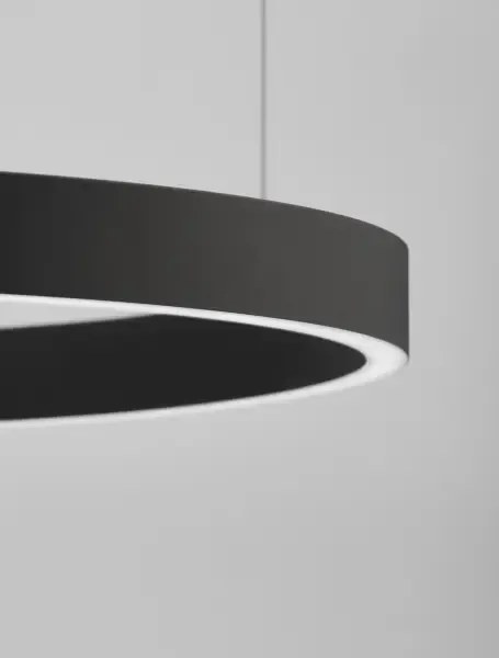 LED luster Elowen 80 čierne