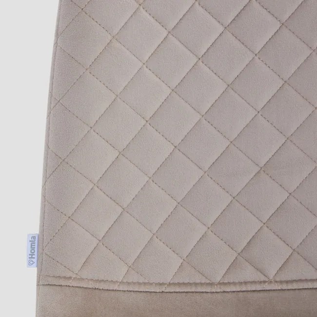 Jedálenská stolička NOIR zamatová béžová 743870