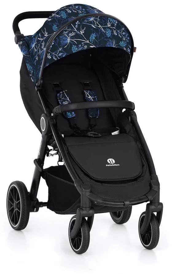 PETITE&MARS kočík Street+ RWS black + strieška limited 100 stylish beauty