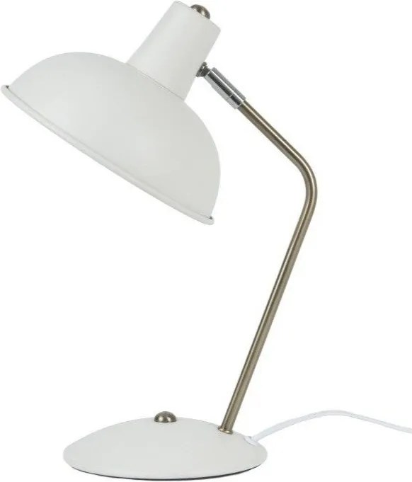 Biela stolová lampa Leitmotiv Hood