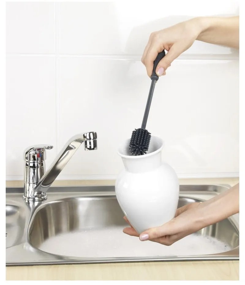 Silikónová kefa na umývanie Wenko Brush, dĺžka 25 cm
