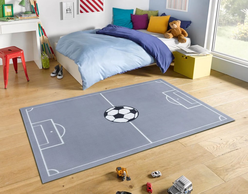 Hanse Home, Detský koberček Adventures 105527 Mouse, 80x150, šedá, detská izba