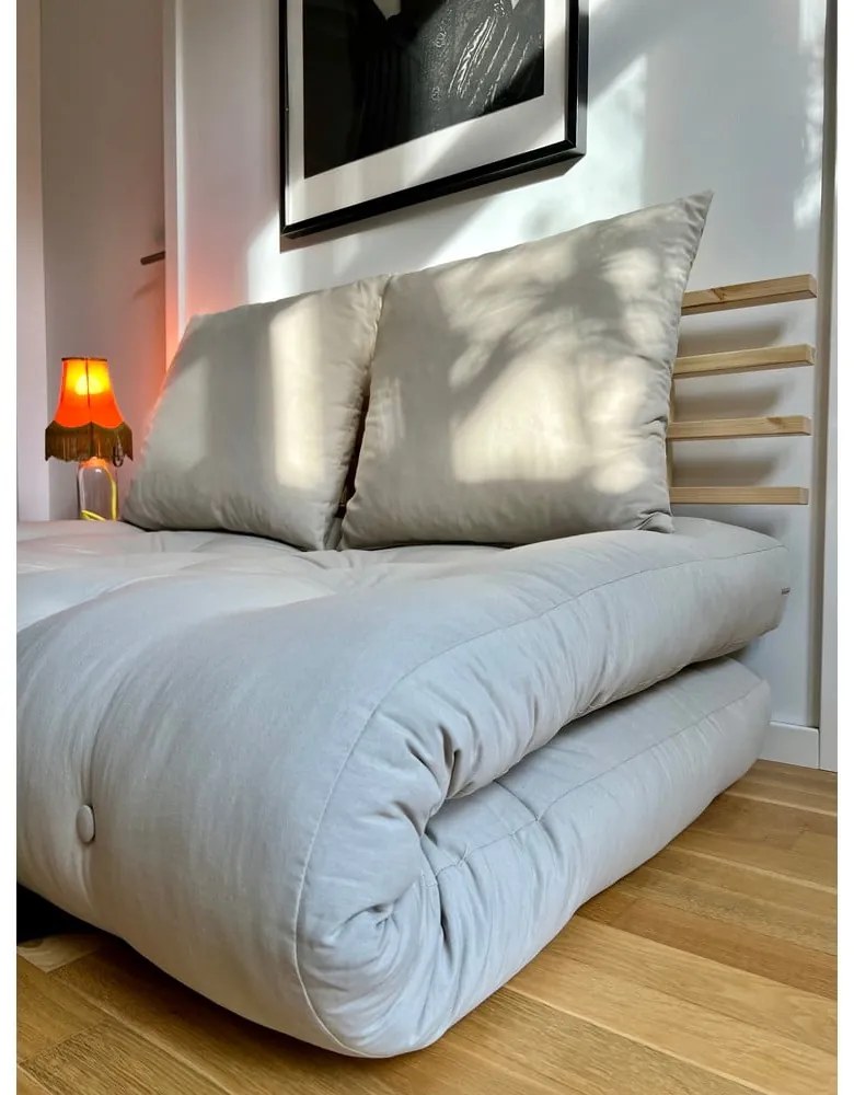 Rozkladacia pohovka s ľanovým poťahom Karup Design Shin Sano Natural/Linen