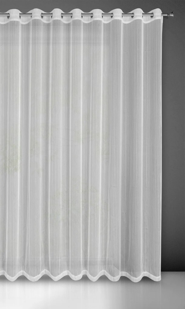 ZÁCLONA NA KRÚŽKOCH NOELIA 300X250 CM BIELA