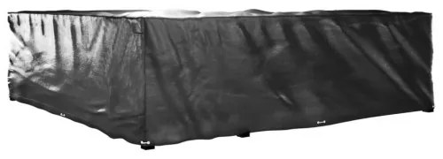 vidaXL Kryty na záhradný nábytok v tvare L 2ks 20 očiek 300x300x90 cm-
