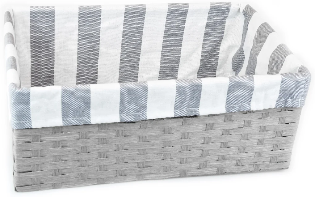 Úložný box sivý Rozmery (cm): 30x20, v. 12