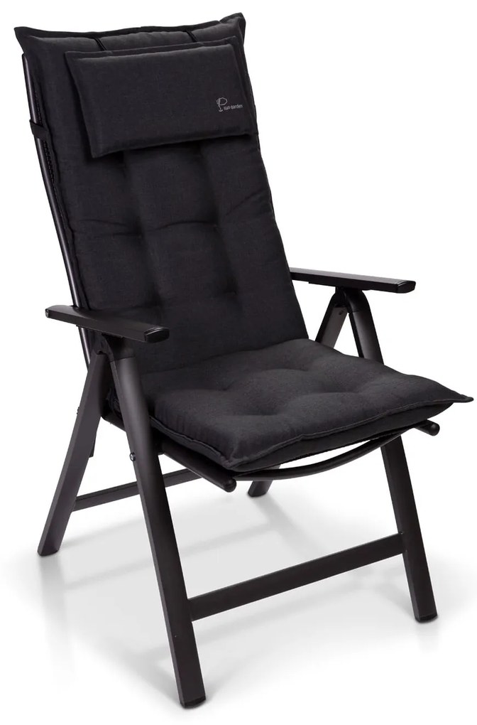 Blumfeldt Sylt, čalúnená podložka, podložka na stoličku, podložka na vyššie polohovacie kreslo, vankúš, polyester, 50 × 120 × 9 cm