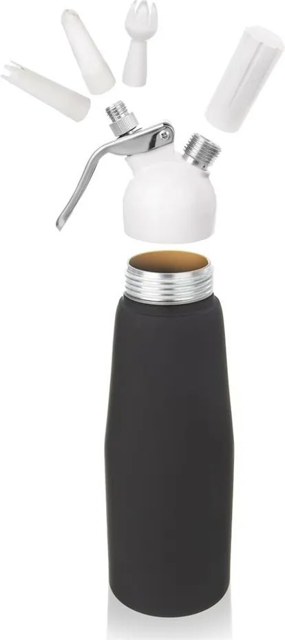 Fľaša na prípravu šľahačky AL 0,68 l, L