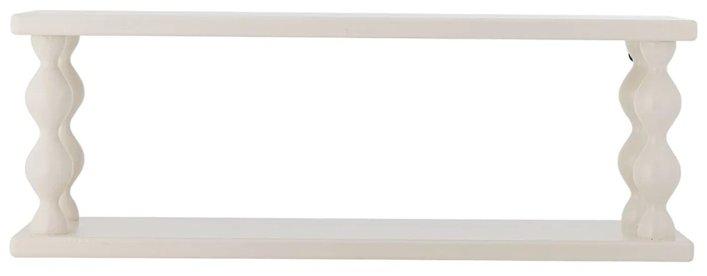 Bloomingville Drevená polička Salino White 60 cm