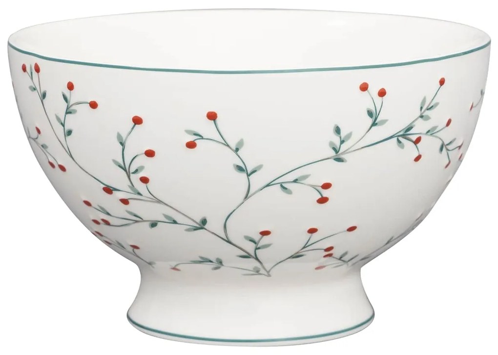 GREEN GATE Porcelánová miska Lucie White 400 ml