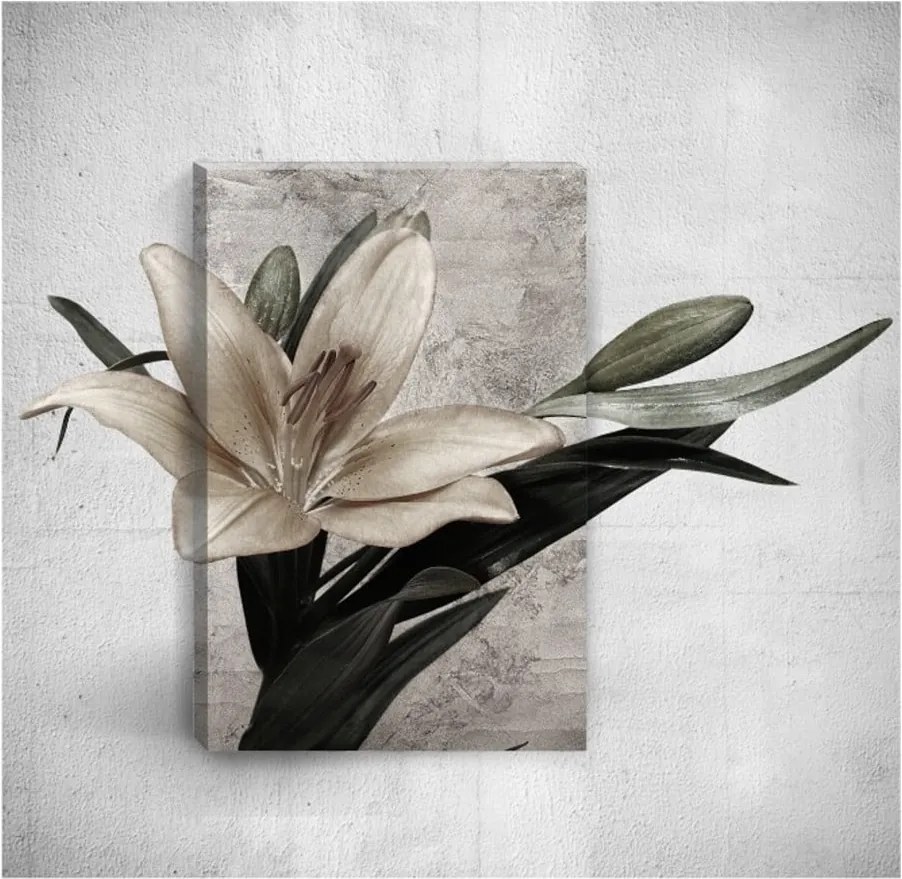 Nástenný 3D obraz Mosticx Flower, 40 × 60 cm