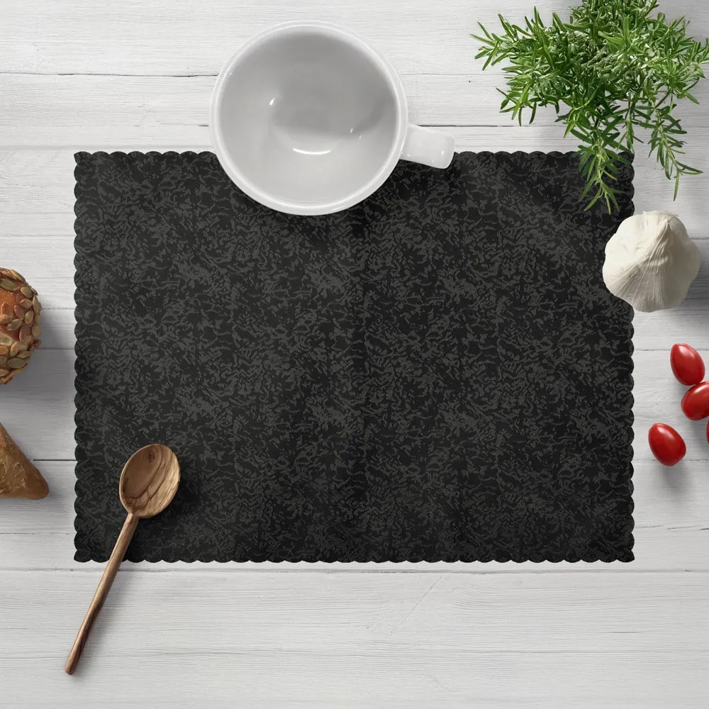 Biante Teflónové prestieranie na stôl TF-098 Venezia čierne 35x45 cm