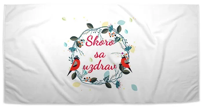 Sablio Uterák Skoro sa uzdrav 2 - 70x140 cm