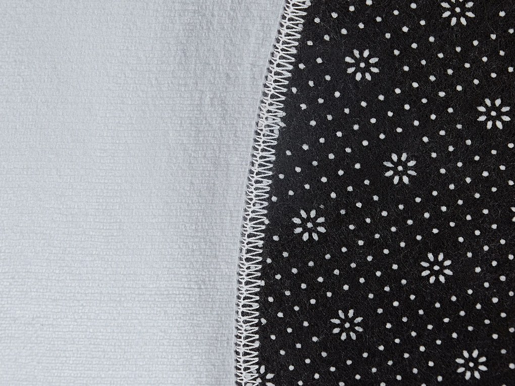 Detský koberec ⌀ 100 cm sivý KITTY Beliani