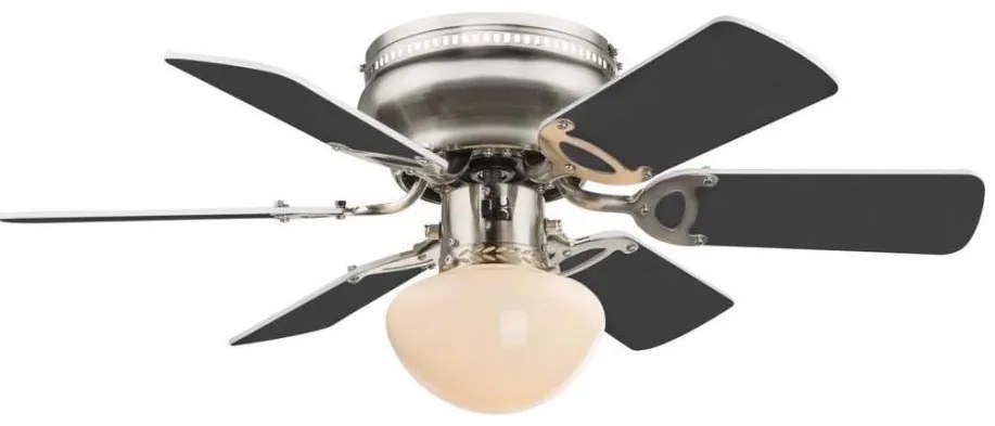 ZEVENTI - Stropný ventilátor GALDANA 1xE27/60W/230V šedá/biela