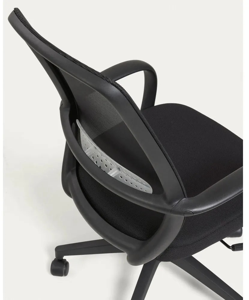 Čierna kancelárska stolička Melva – Kave Home