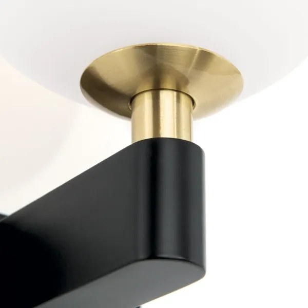 Orion WA 2-1375/1 - Kúpeľňové nástenné svietidlo MARA 1xG9/20W/230V IP44 čierna