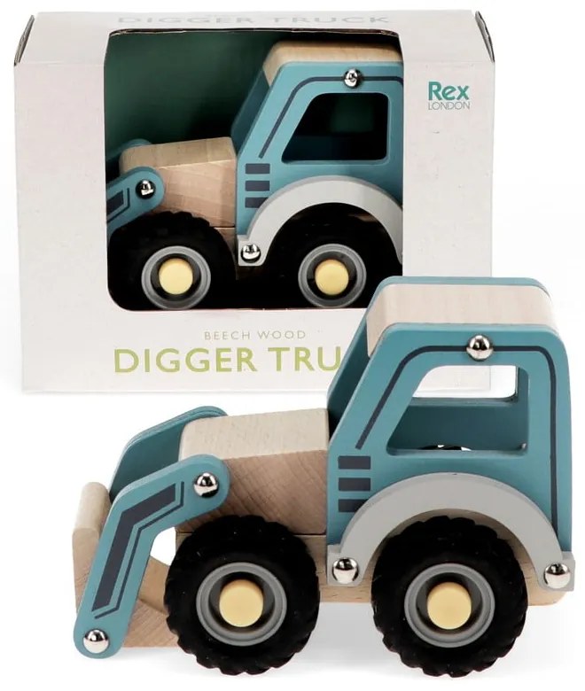Drevený traktor Digger Truck – Rex London