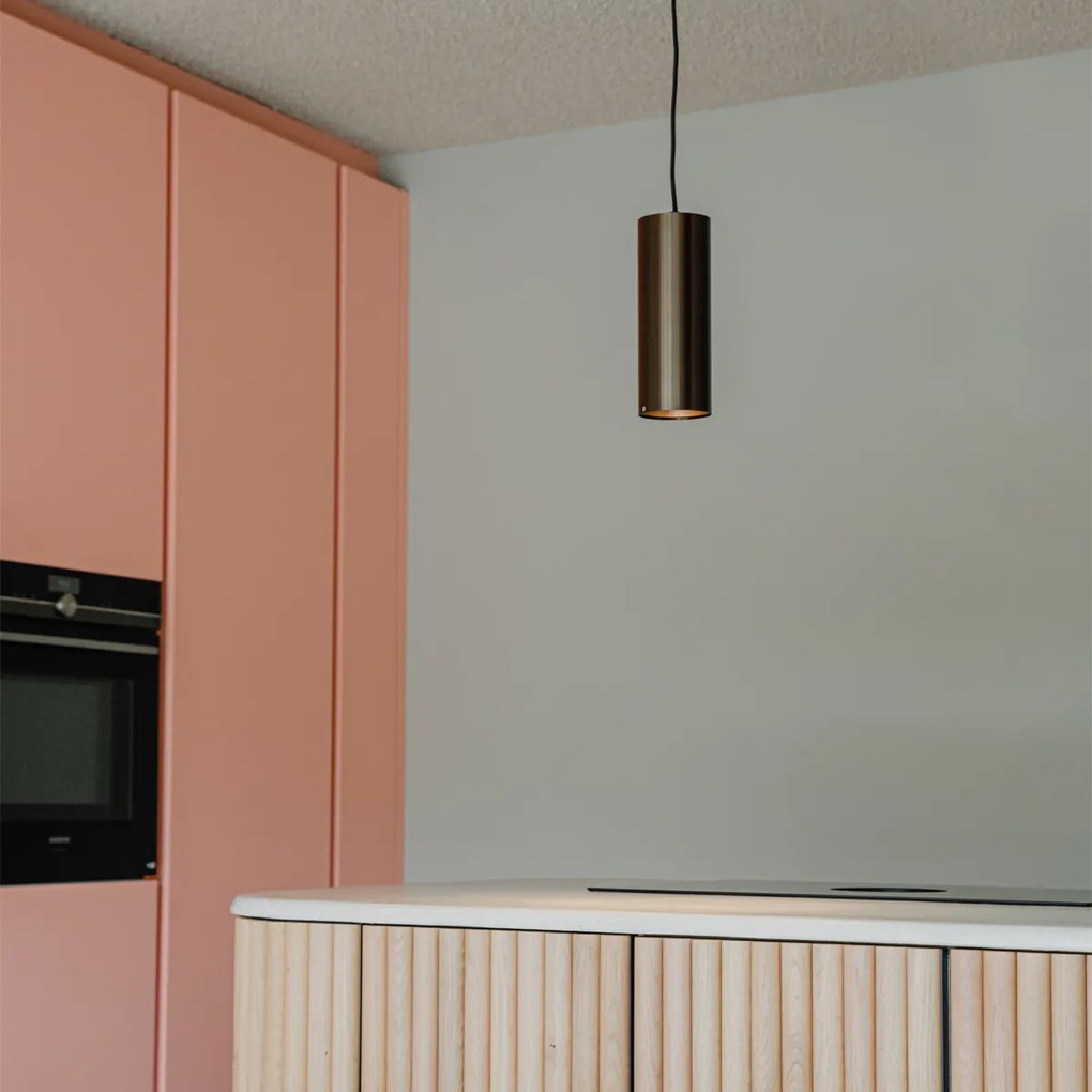 Inteligentné závesné svietidlo tmavý bronz Vrátane Wifi GU10 50mm - Tubo