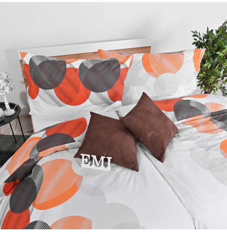 Obliečky Štokholm biele EMI, Predĺžený set jednolôžko obsahuje 1x 140x220 + 1x 70x90