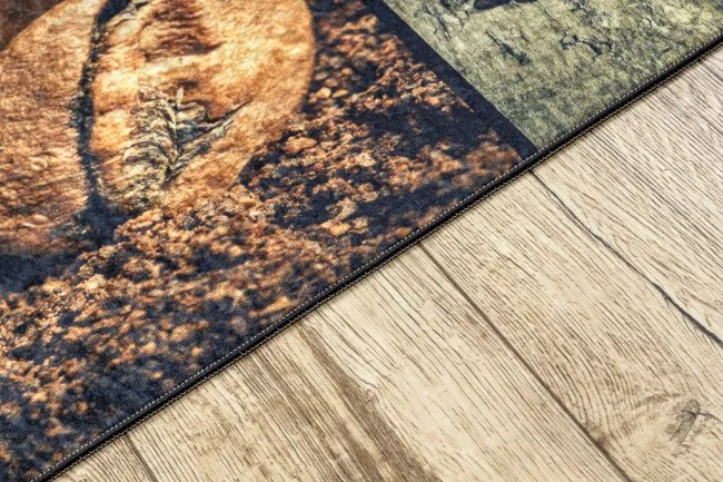 Protišmykový koberec / behúň ANDRE 50090 hnedý