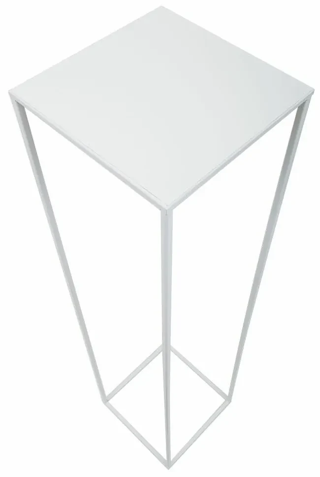 STOJAN NA KVETINÁČ SIMPLE 130X24X24 CM BIELA