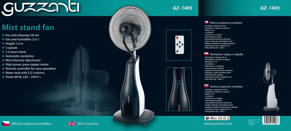 Guzzanti Hmlový stojanový