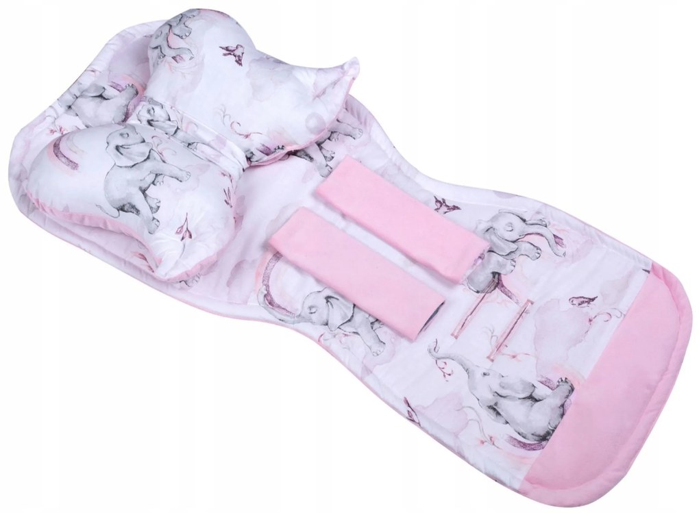 Vulpi Podložka do kočíka 5v1 ZUZU Velvet Farba: modrá-zvieratká