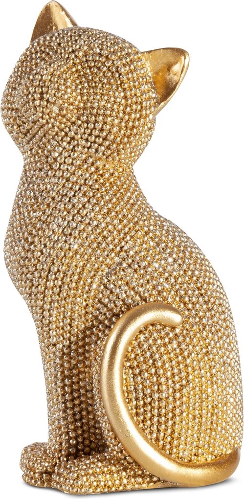 DEKORAČNÁ SOŠKA ELDO 7X6X15 CM ZLATÁ