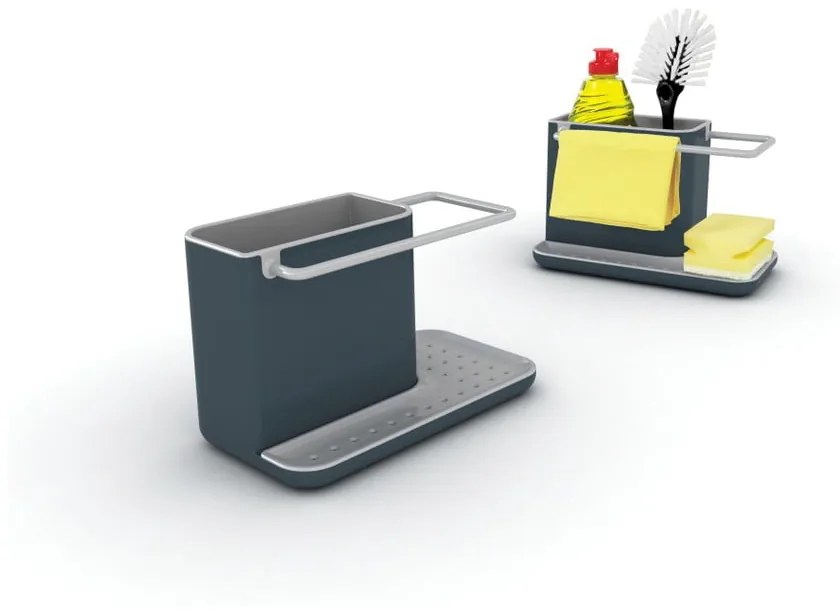 Sivý stojan na umývacie prostriedky Joseph Joseph Caddy Sink Tidy